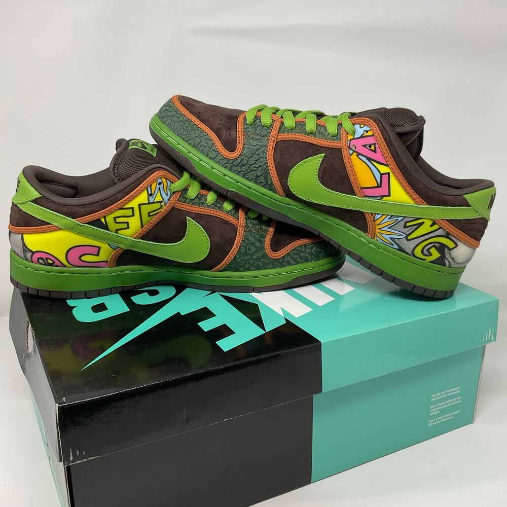 2015 Nike Sb Dunk Low Premium QS De La Soul 789841-332 Men size 13 NEW WITH BOX - Picture 9 of 9